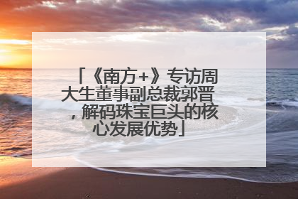 《南方+》专访周大生董事副总裁郭晋，解码珠宝巨头的核心发展优势