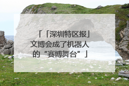 「深圳特区报」文博会成了机器人的“赛博舞台”