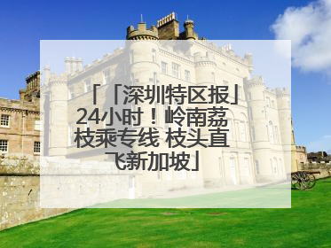 「深圳特区报」24小时！岭南荔枝乘专线 枝头直飞新加坡