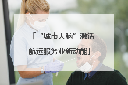 “城市大脑”激活航运服务业新动能