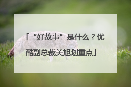 “好故事”是什么?优酷副总裁关旭划重点