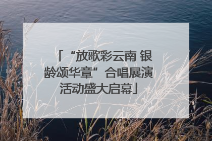 “放歌彩云南 银龄颂华章”合唱展演活动盛大启幕
