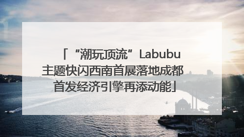 “潮玩顶流”Labubu主题快闪西南首展落地成都 首发经济引擎再添动能