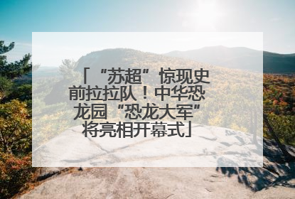 “苏超”惊现史前拉拉队！中华恐龙园“恐龙大军”将亮相开幕式