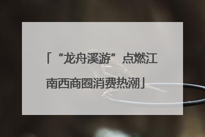 “龙舟溪游”点燃江南西商圈消费热潮