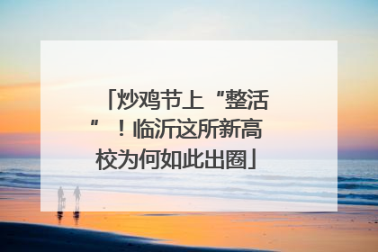 炒鸡节上“整活”！临沂这所新高校为何如此出圈