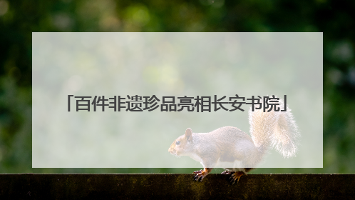 百件非遗珍品亮相长安书院