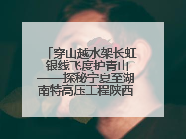 穿山越水架长虹 银线飞度护青山——探秘宁夏至湖南特高压工程陕西段建设现场