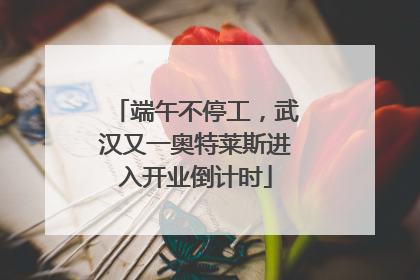 端午不停工，武汉又一奥特莱斯进入开业倒计时
