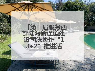 第二届服务西部陆海新通道建设司法协作“13+2”推进活动在南宁举办