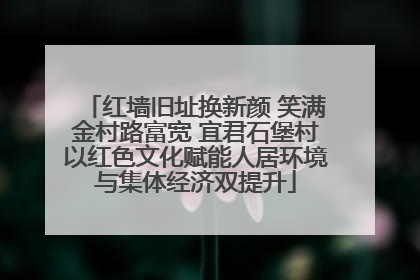 红墙旧址换新颜 笑满金村路富宽 宜君石堡村以红色文化赋能人居环境与集体经济双提升