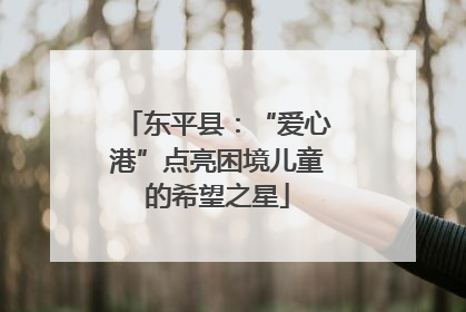 东平县：“爱心港”点亮困境儿童的希望之星
