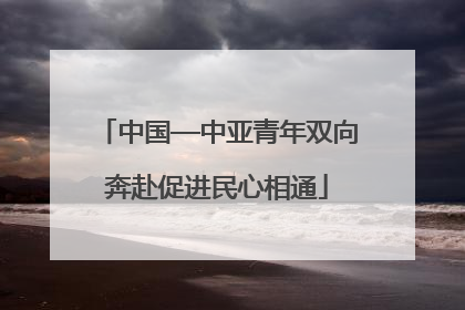 中国—中亚青年双向奔赴促进民心相通