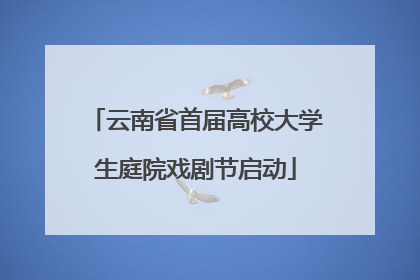 云南省首届高校大学生庭院戏剧节启动