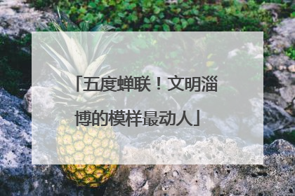 五度蝉联！文明淄博的模样最动人