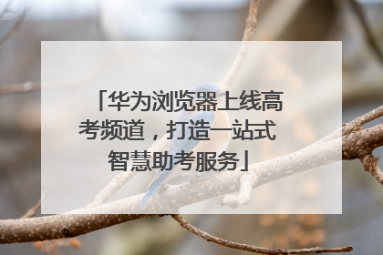 华为浏览器上线高考频道，打造一站式智慧助考服务