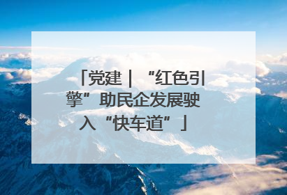 党建｜“红色引擎”助民企发展驶入“快车道”