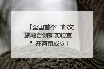 全国首个“邮文旅融合创新实验室”在河南成立