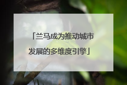 兰马成为推动城市发展的多维度引擎