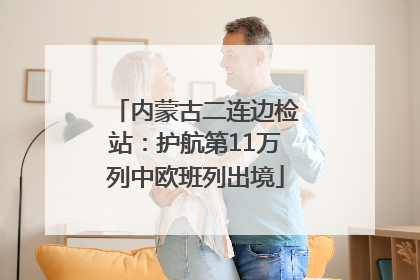 内蒙古二连边检站：护航第11万列中欧班列出境