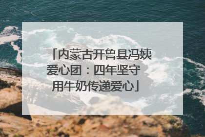 内蒙古开鲁县冯姨爱心团：四年坚守 用牛奶传递爱心