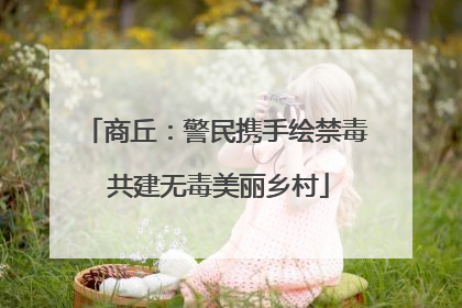 商丘：警民携手绘禁毒 共建无毒美丽乡村