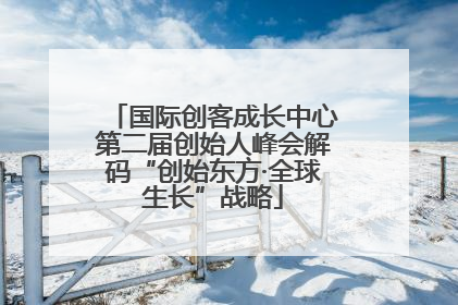 国际创客成长中心第二届创始人峰会解码“创始东方·全球生长”战略