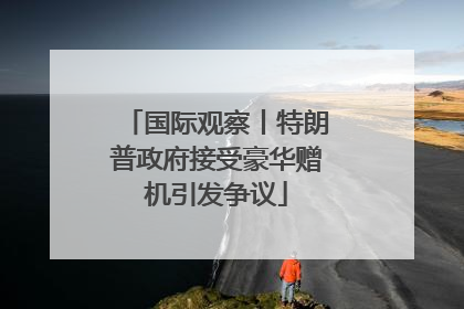 国际观察丨特朗普政府接受豪华赠机引发争议