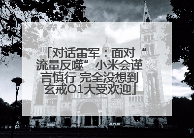 对话雷军：面对“流量反噬”小米会谨言慎行 完全没想到玄戒O1大受欢迎