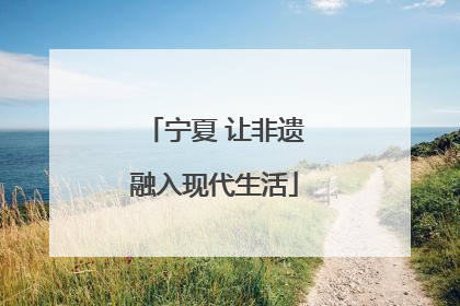 宁夏 让非遗融入现代生活