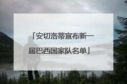 安切洛蒂宣布新一届巴西国家队名单