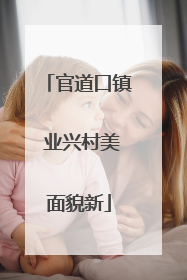 官道口镇 业兴村美面貌新