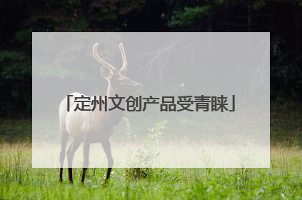 定州文创产品受青睐