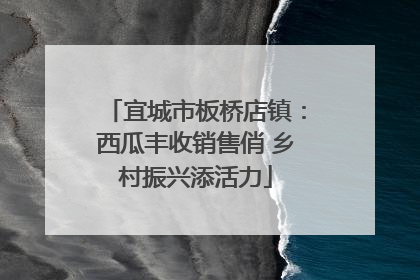 宜城市板桥店镇：西瓜丰收销售俏 乡村振兴添活力