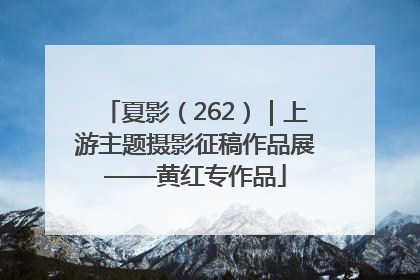 夏影（262）｜上游主题摄影征稿作品展——黄红专作品