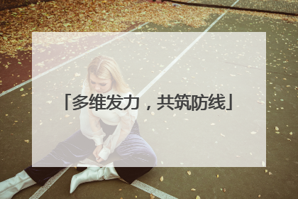 多维发力，共筑防线