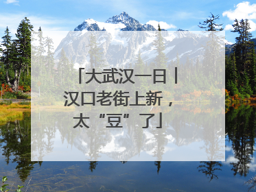 大武汉一日︱汉口老街上新，太“豆”了