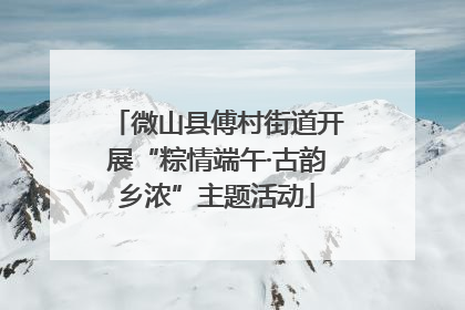 微山县傅村街道开展“粽情端午·古韵乡浓”主题活动