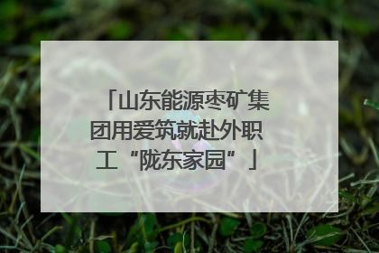 山东能源枣矿集团用爱筑就赴外职工“陇东家园”
