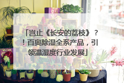 岂止《长安的荔枝》？！百奥除湿全系产品，引领温湿度行业发展