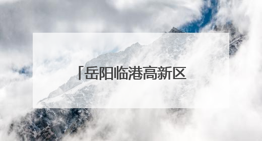 岳阳临港高新区冲刺国家级创建