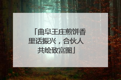 曲阜王庄煎饼香里话振兴，合伙人共绘致富图