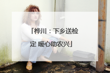 桦川：下乡送检定 暖心助农兴