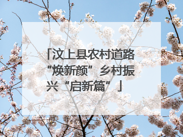 汶上县农村道路“焕新颜”乡村振兴“启新篇”