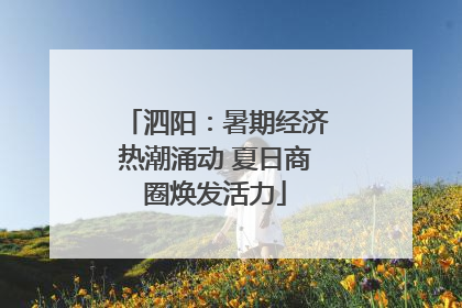 泗阳：暑期经济热潮涌动 夏日商圈焕发活力