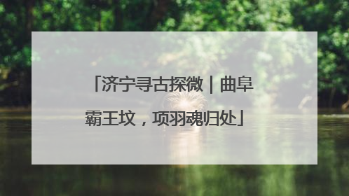 济宁寻古探微｜曲阜霸王坟，项羽魂归处