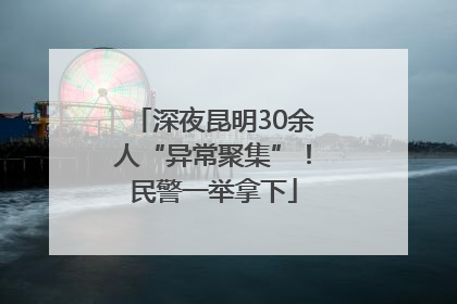 深夜昆明30余人“异常聚集”！民警一举拿下