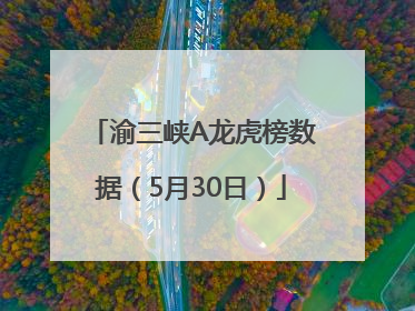 渝三峡A龙虎榜数据（5月30日）