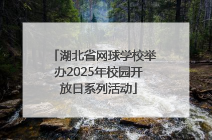 湖北省网球学校举办2025年校园开放日系列活动