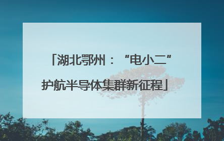 湖北鄂州：“电小二”护航半导体集群新征程